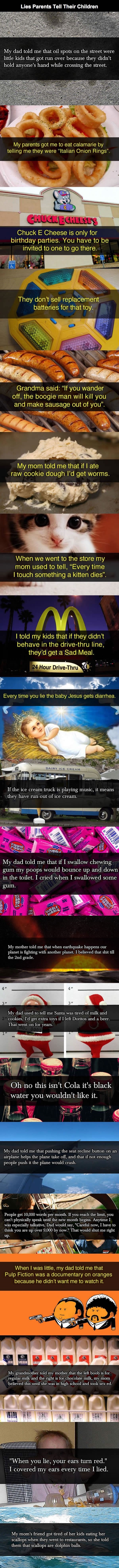Best lies from parents
