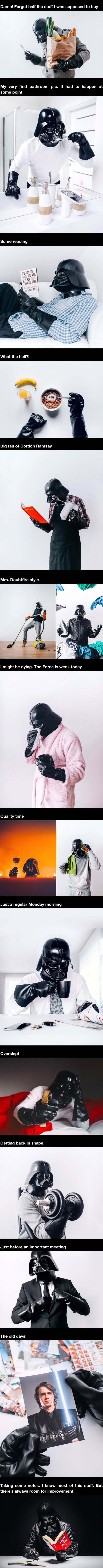Daily life of Darth Vader