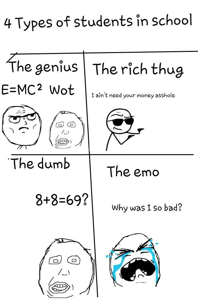 Students you see in school