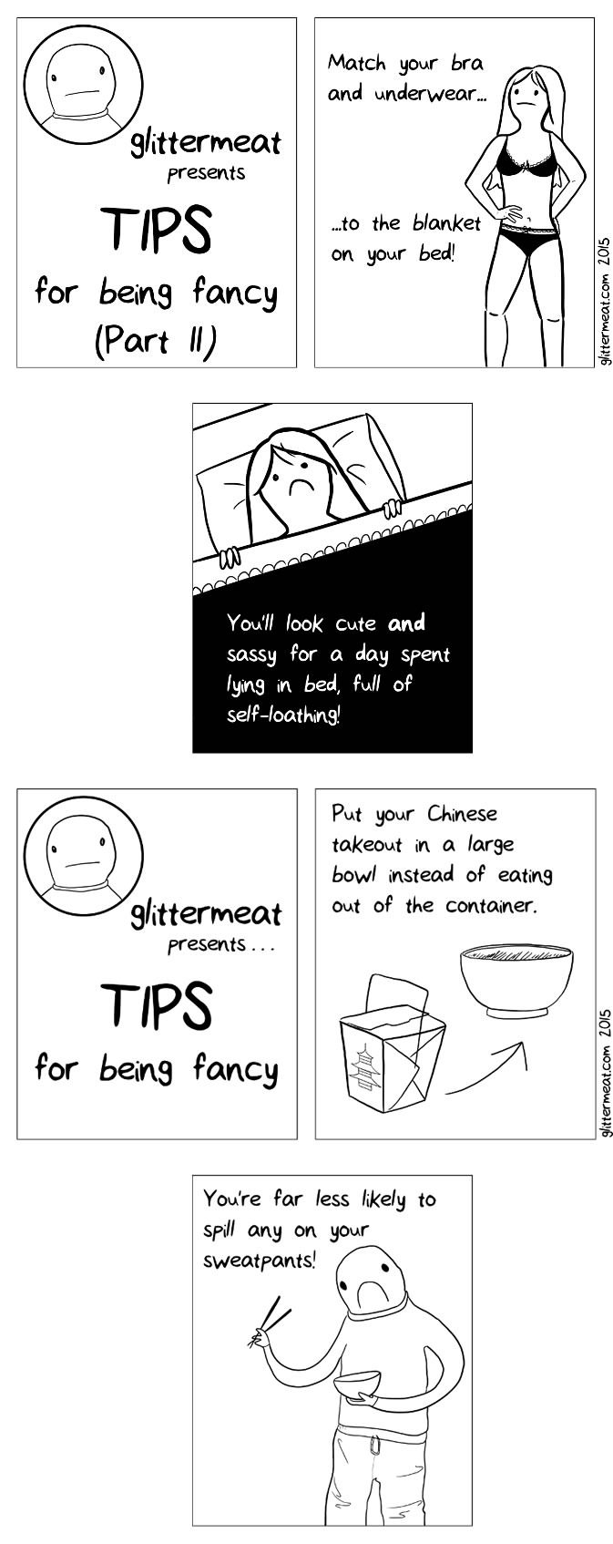 Tips for being fancy