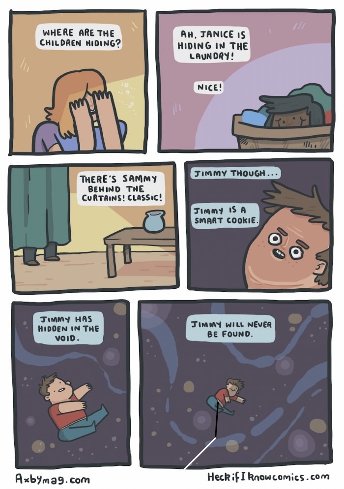 Where are the kids hiding