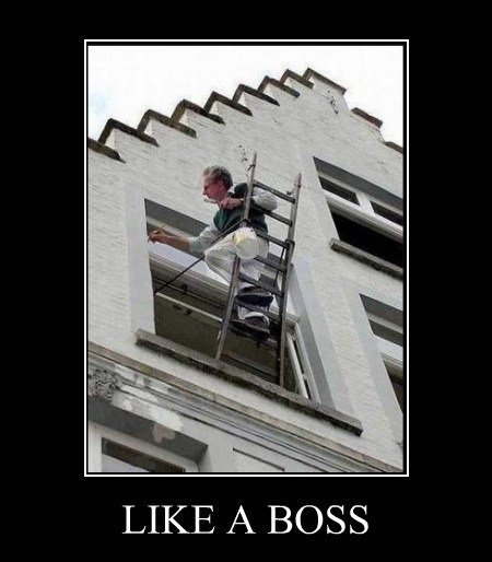 Like a boss!