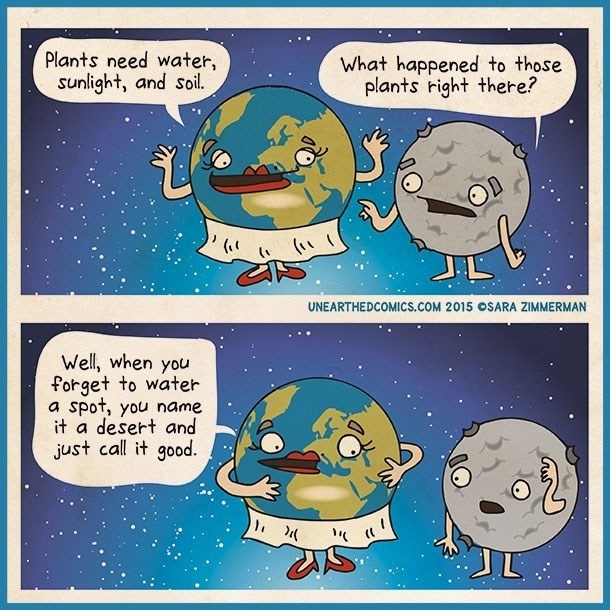 How deserts are made