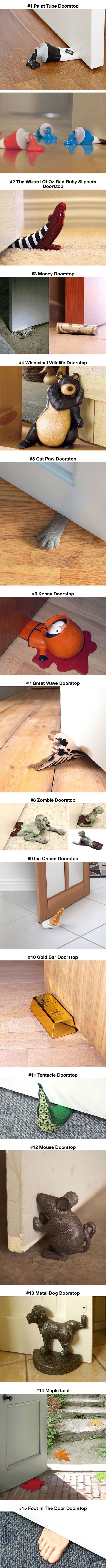 Fun doorstops