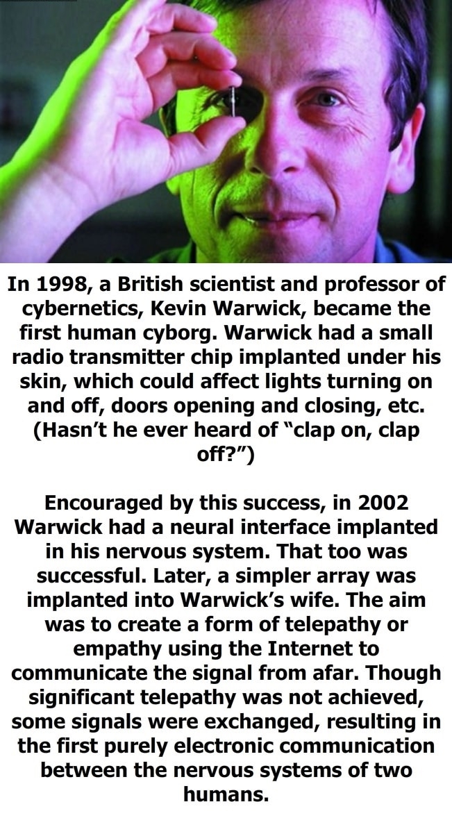 First human cyborg