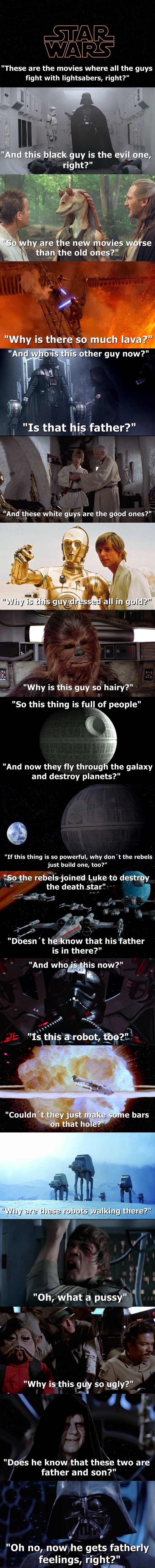 Watching Star Wars with gf