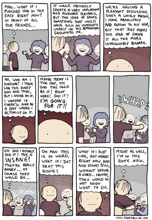 Human mind is strange