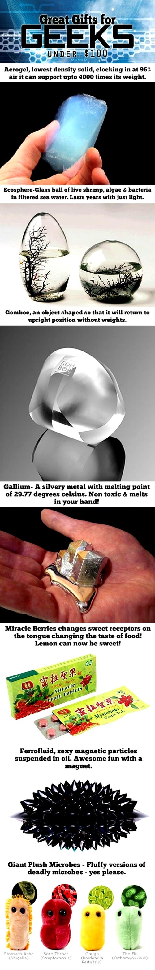 Low budget geeky gifts