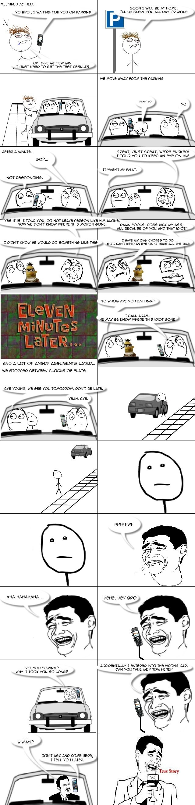 Getting into the wrong car