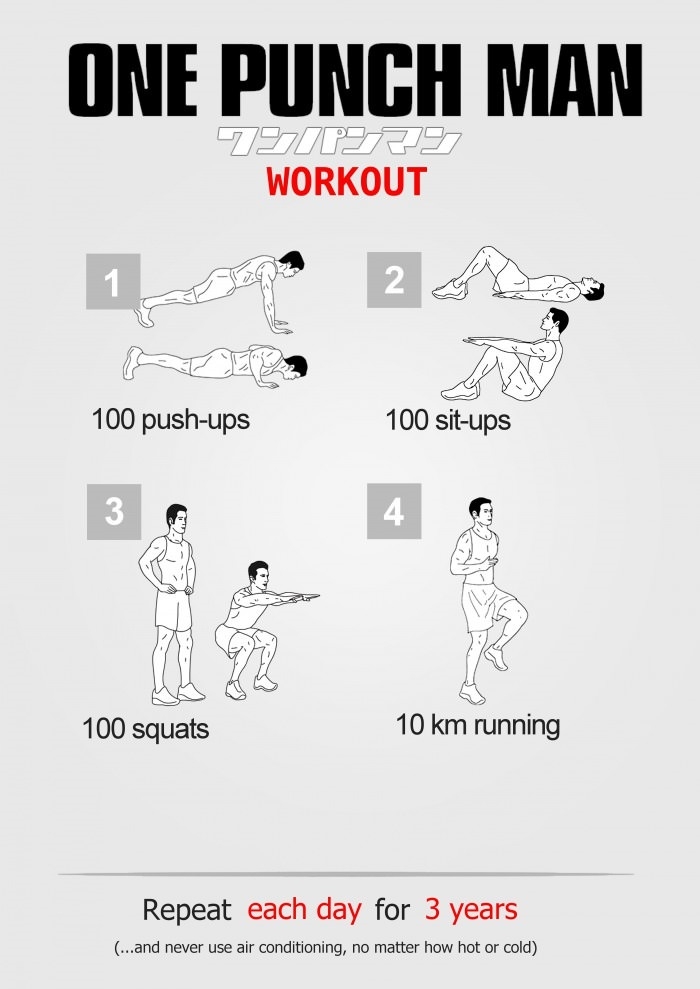 One Punch Man workout