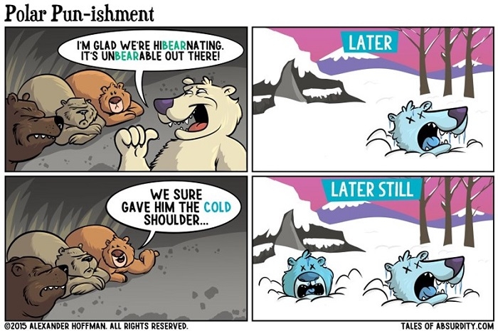 Polar pun-ishment