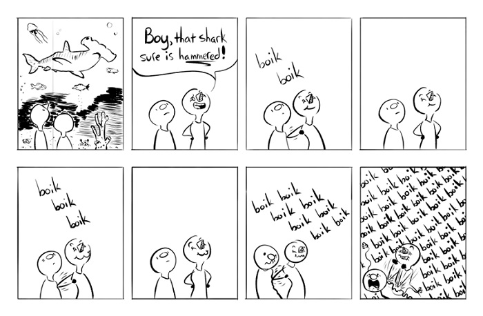 Laugh at my pun, LAUGH!