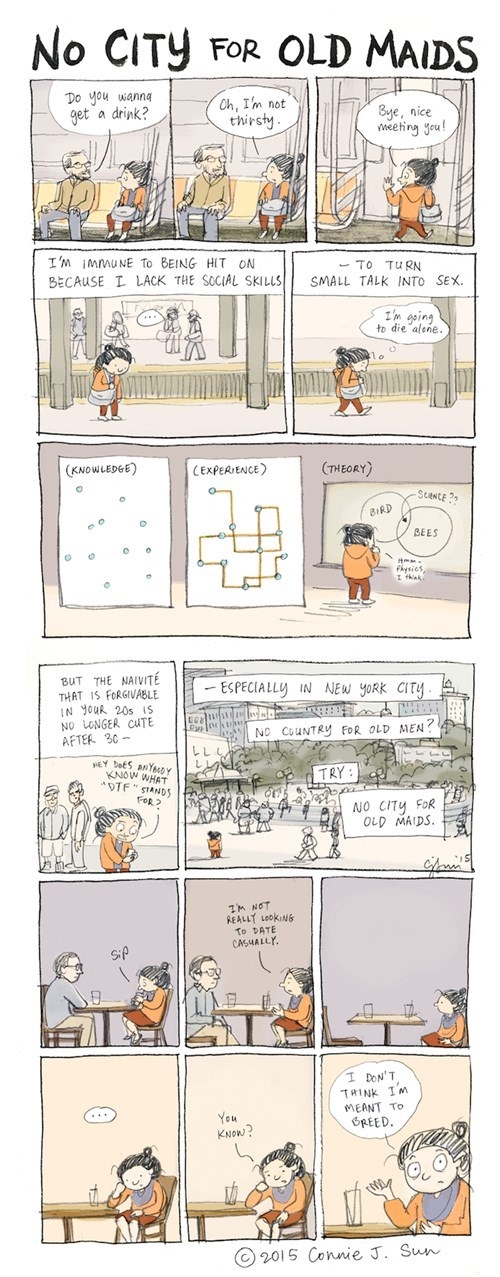 No city for old maids