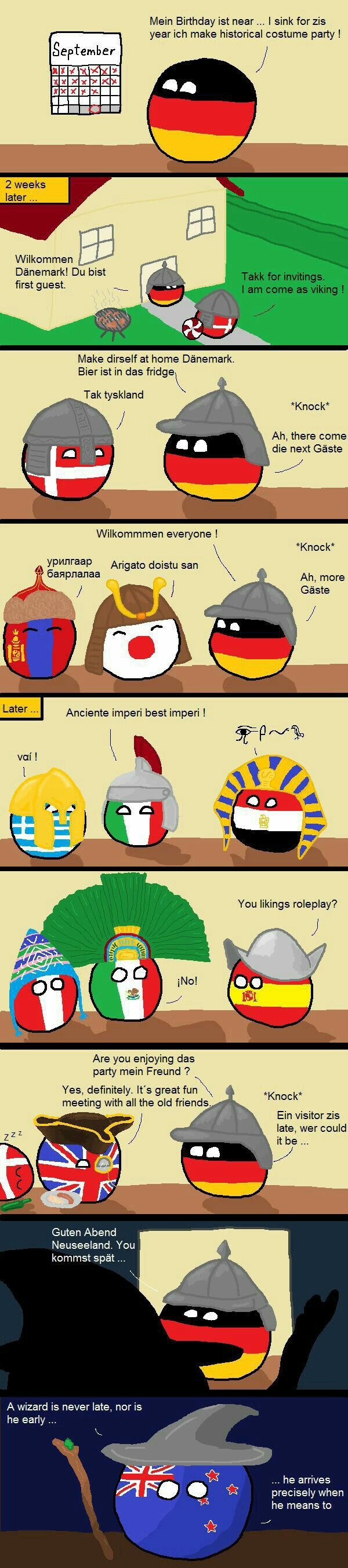 Historic costume party