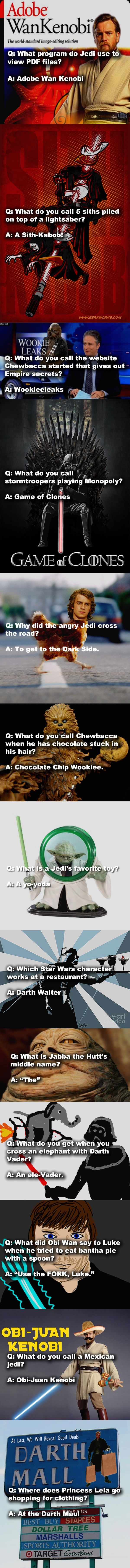 Creative Star Wars jokes