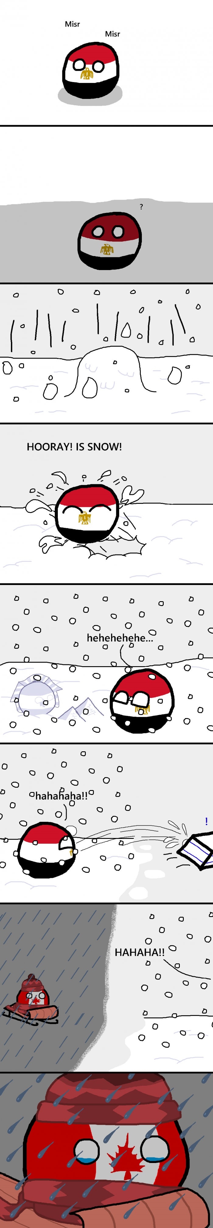 Egypt gets snow