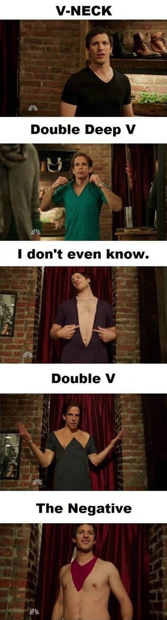 I present to you the v-neck