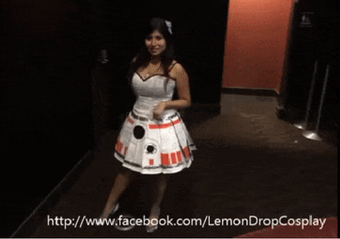 Star Wars droid dress