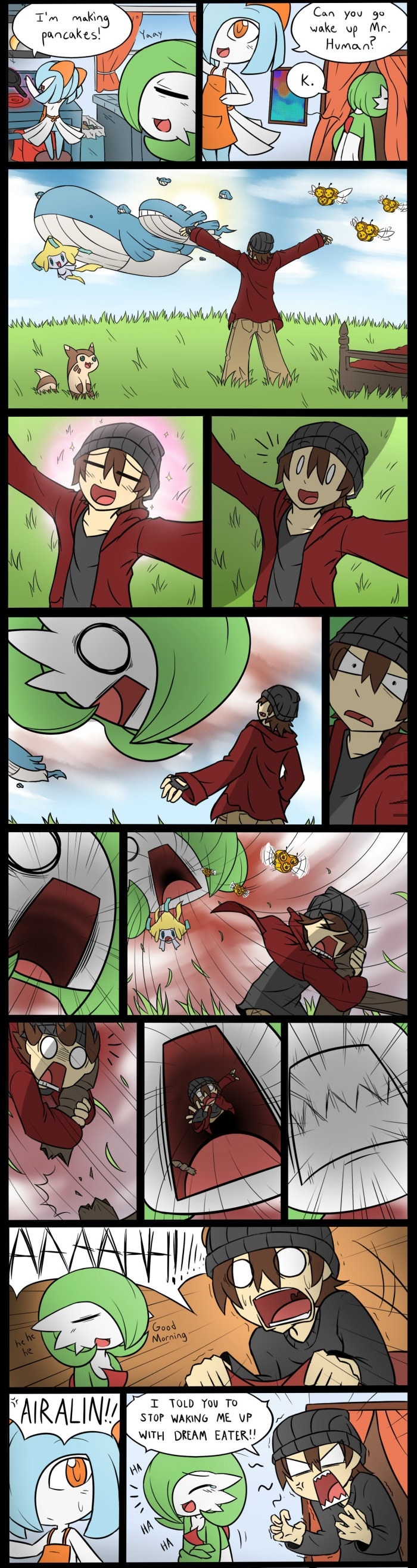 Gardevoir used dream eater!