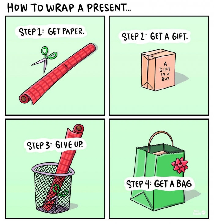 How to wrap a present