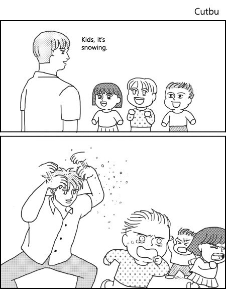 Baby it's flaky outside