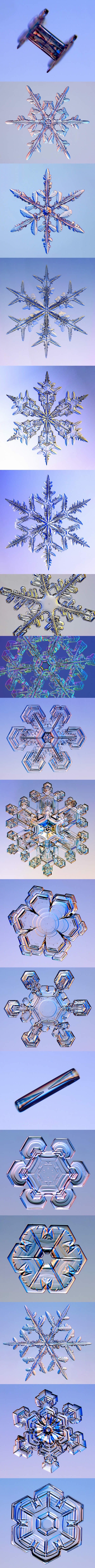 Microscopic snowflakes