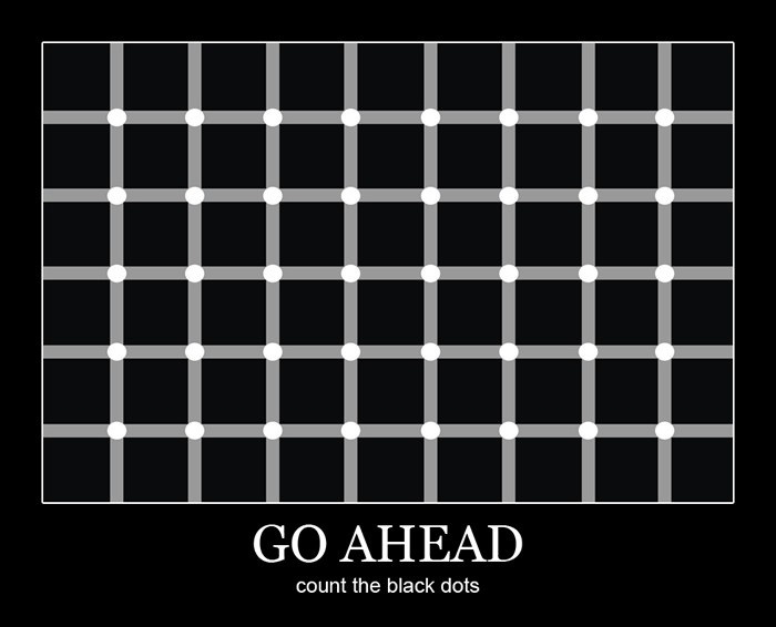 Count the black dots!