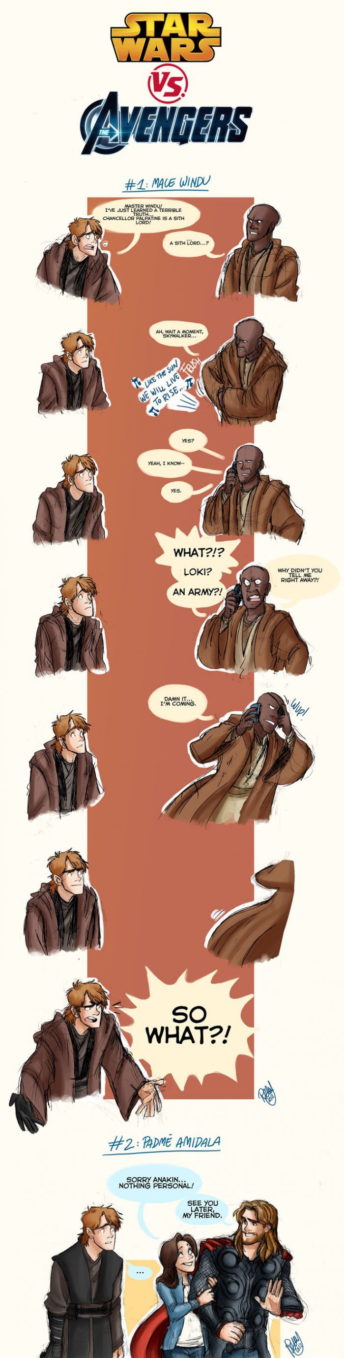 Star Wars vs Avengers