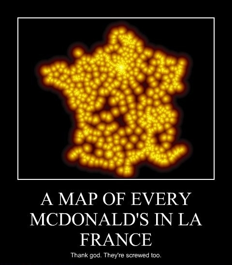 A map of every McDonalds
