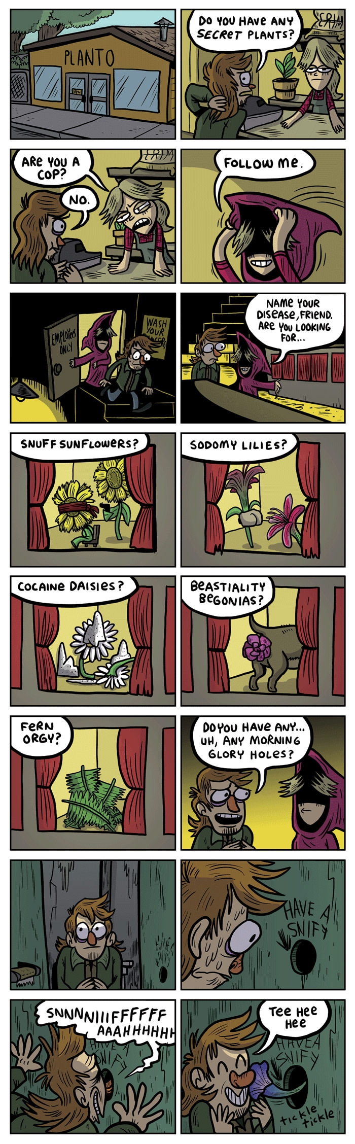 Do you have secret plants?