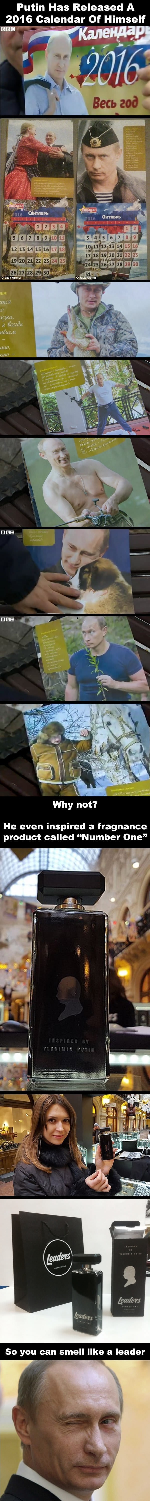 Putin 2016 calendar