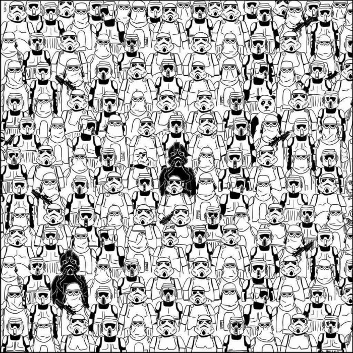 Star wars find the panda