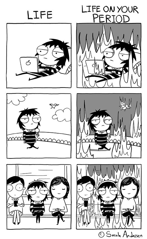 Life vs life on period