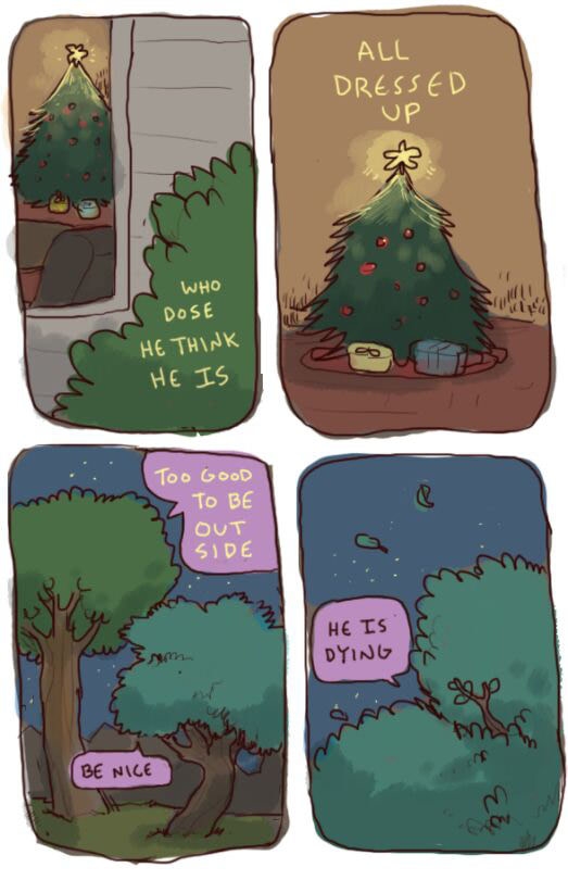 Truth behind xmas tree