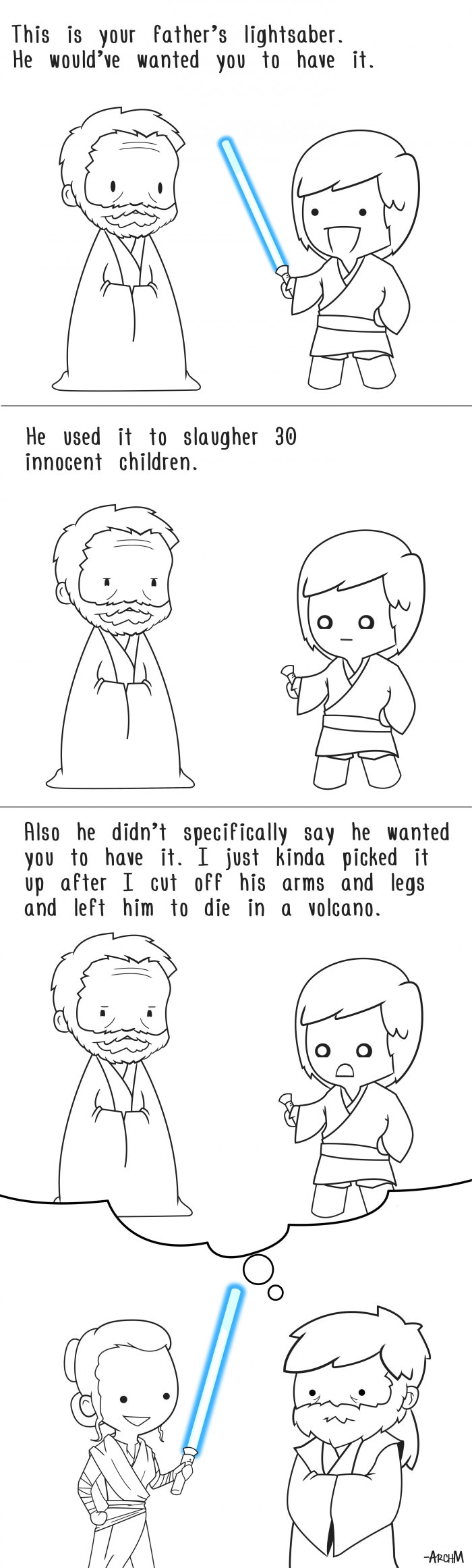 Truth of the lightsaber