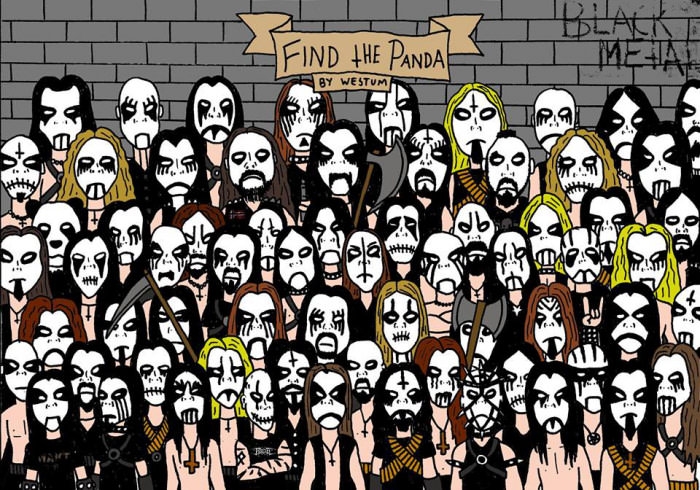 Find the panda metal