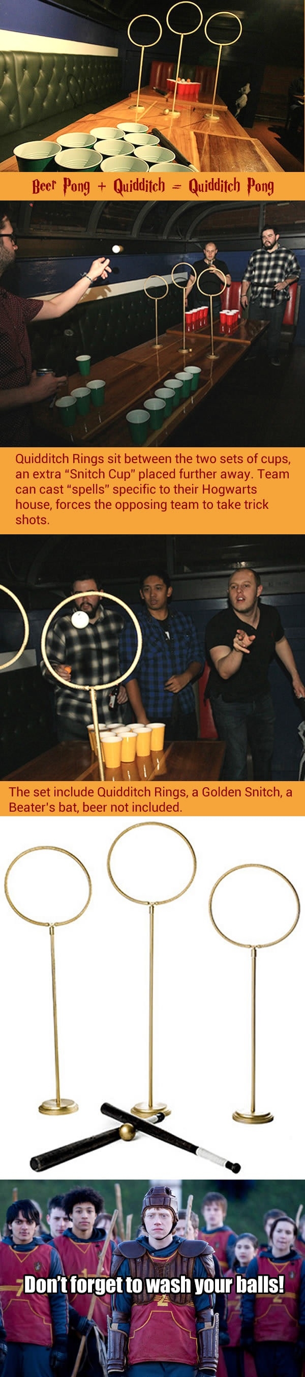 Quidditch pong