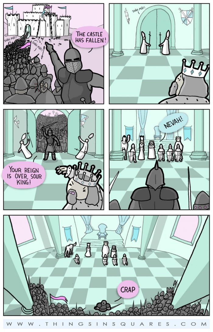 The castle has fallen!