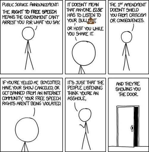 The first amendment