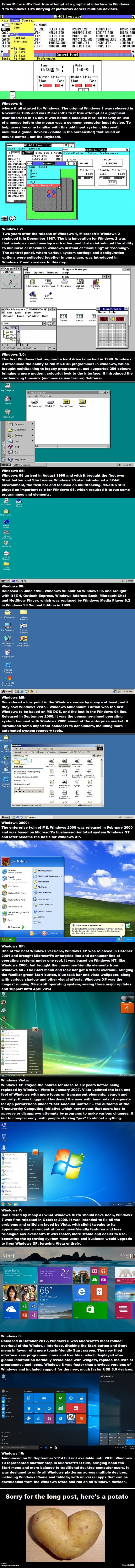 Windows evolution