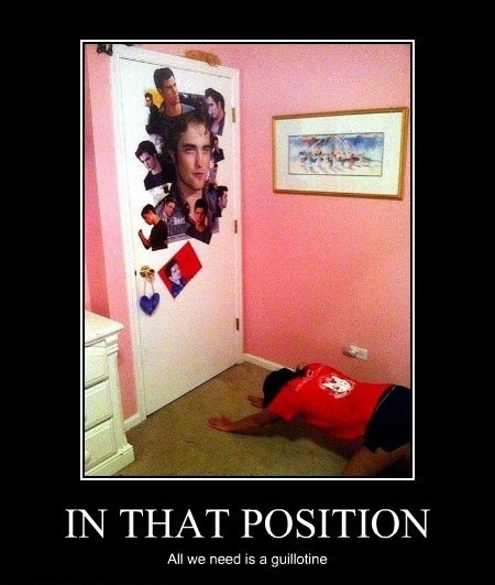 In that position