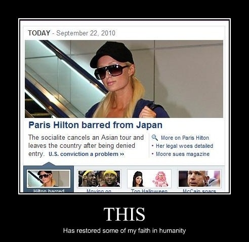 Paris banned