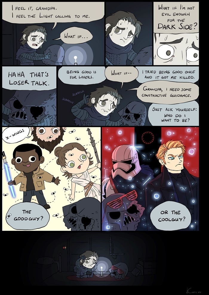 Cool guys wear black