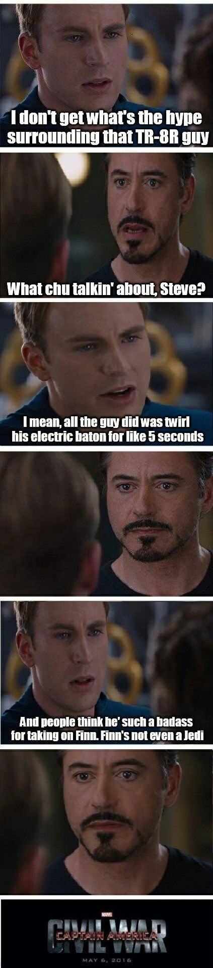 Tony & Steve on star wars