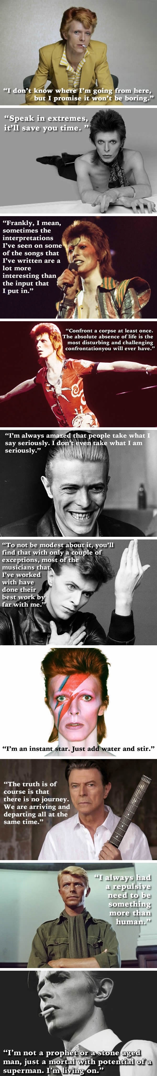 David Bowie quotes