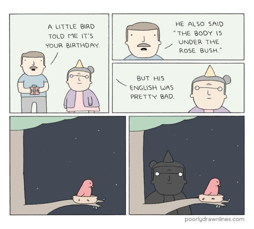 A little bird told me..