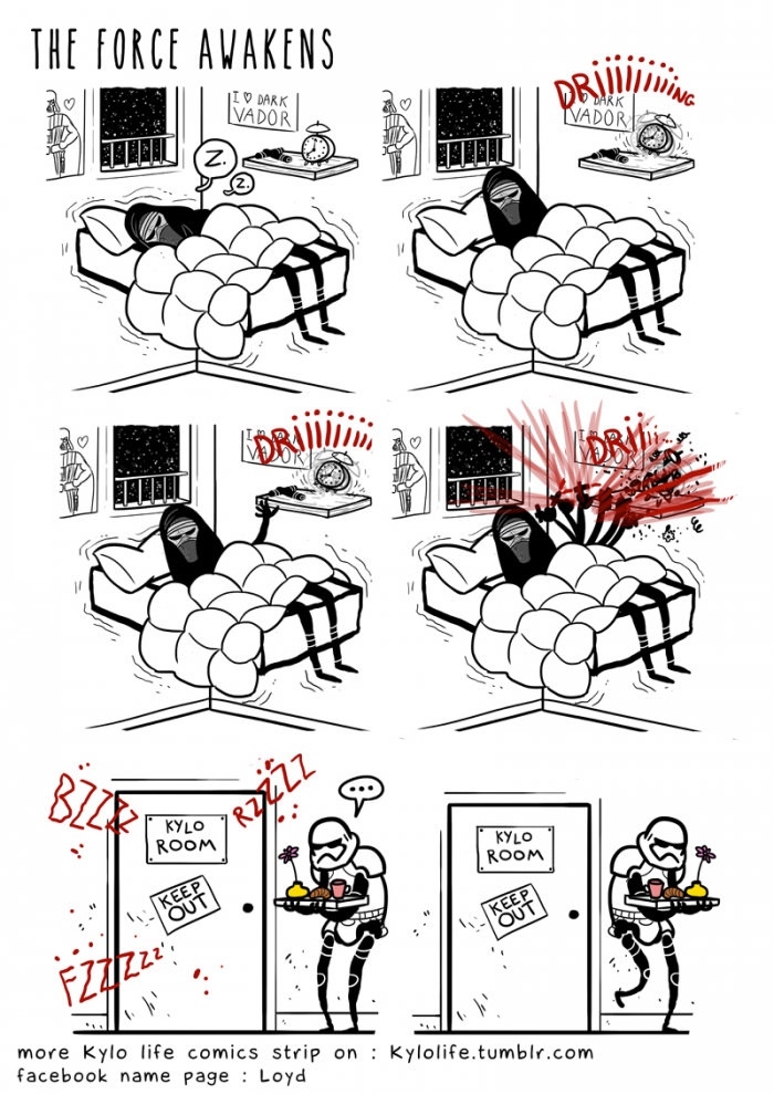 Kylo's awakening is hard