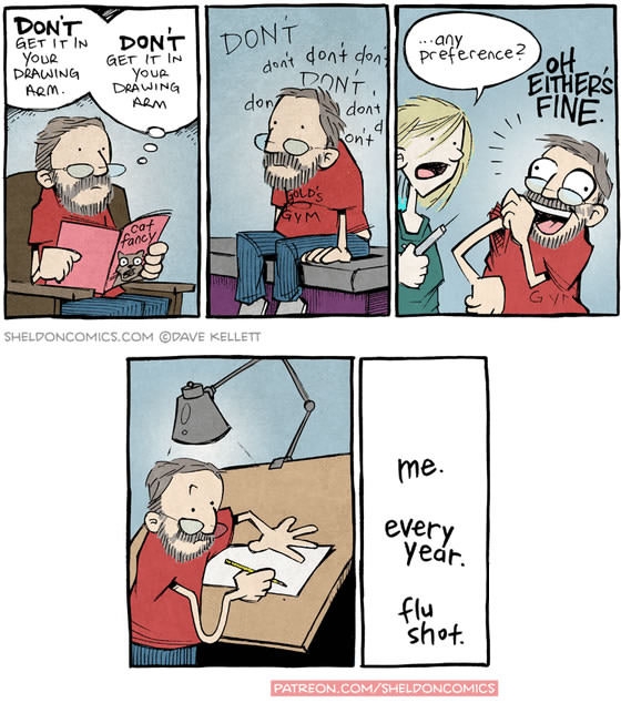 This is me every year