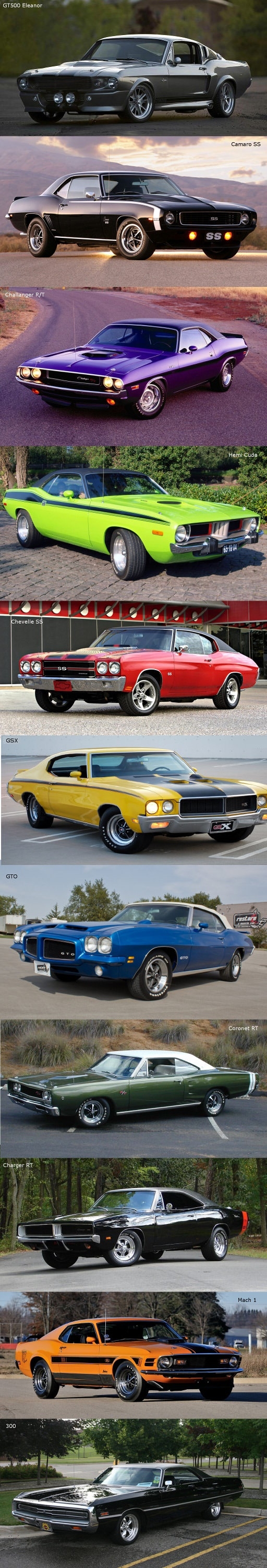 Muscle cars