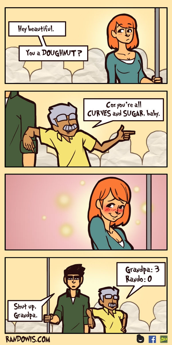 Grandpa is so smoooooth